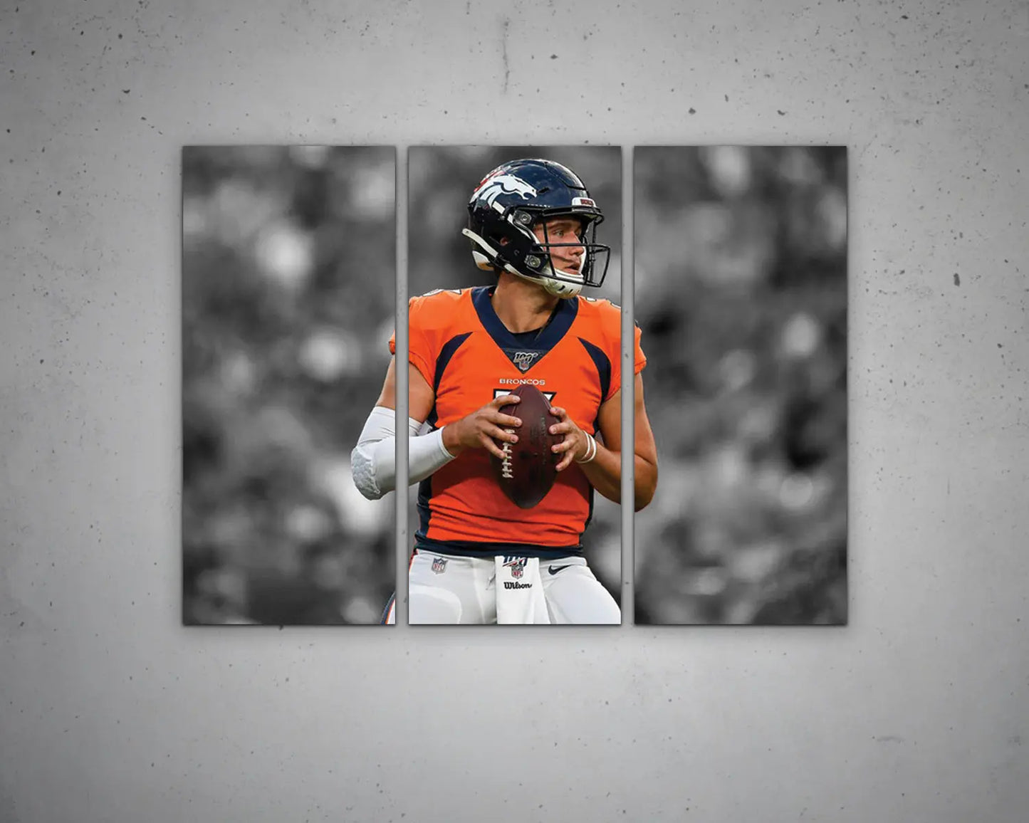 Drew Lock Black & White Canvas Art 