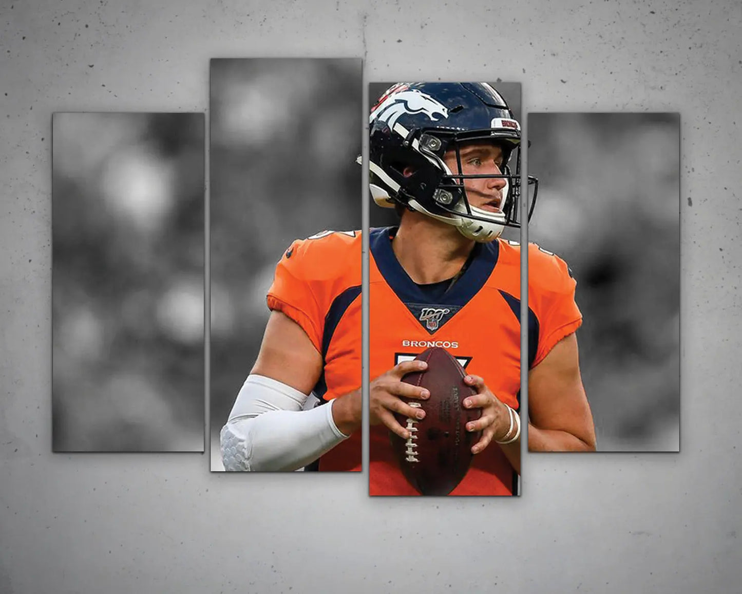 Drew Lock Black & White Canvas Art 