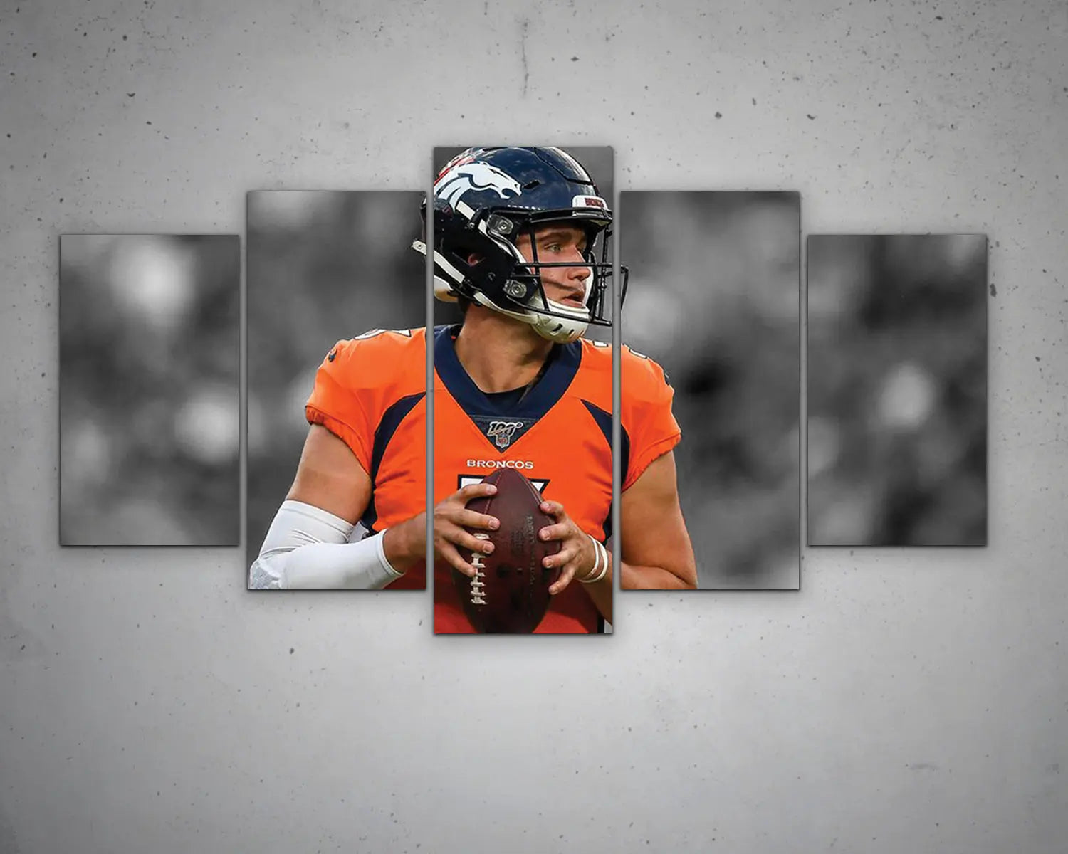 Drew Lock Black & White Canvas Art 