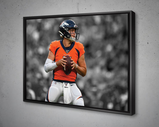 Drew Lock Black & White Canvas Art