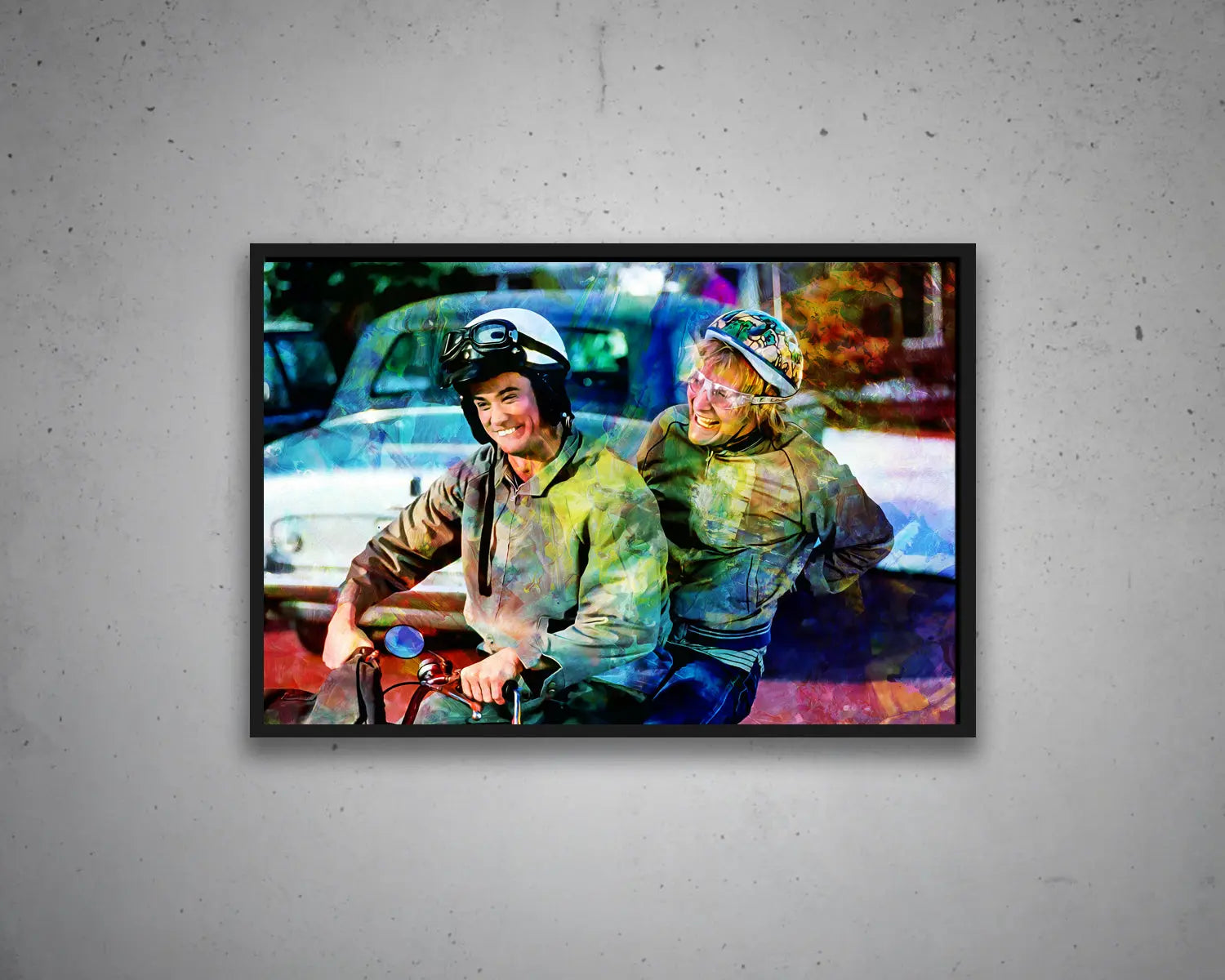 Dumb And Dumber Art Multicolour Wall Art 