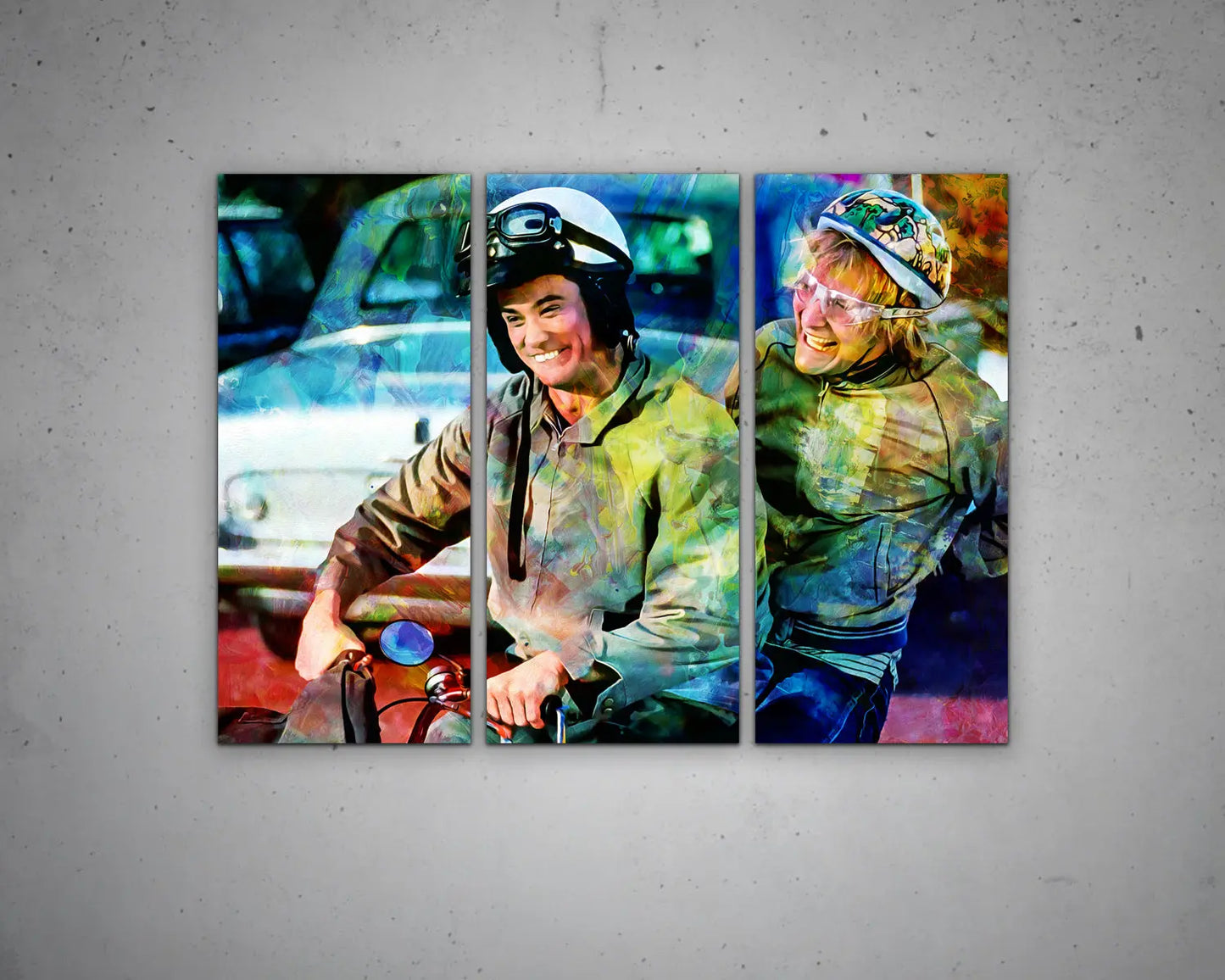 Dumb And Dumber Art Multicolour Wall Art 