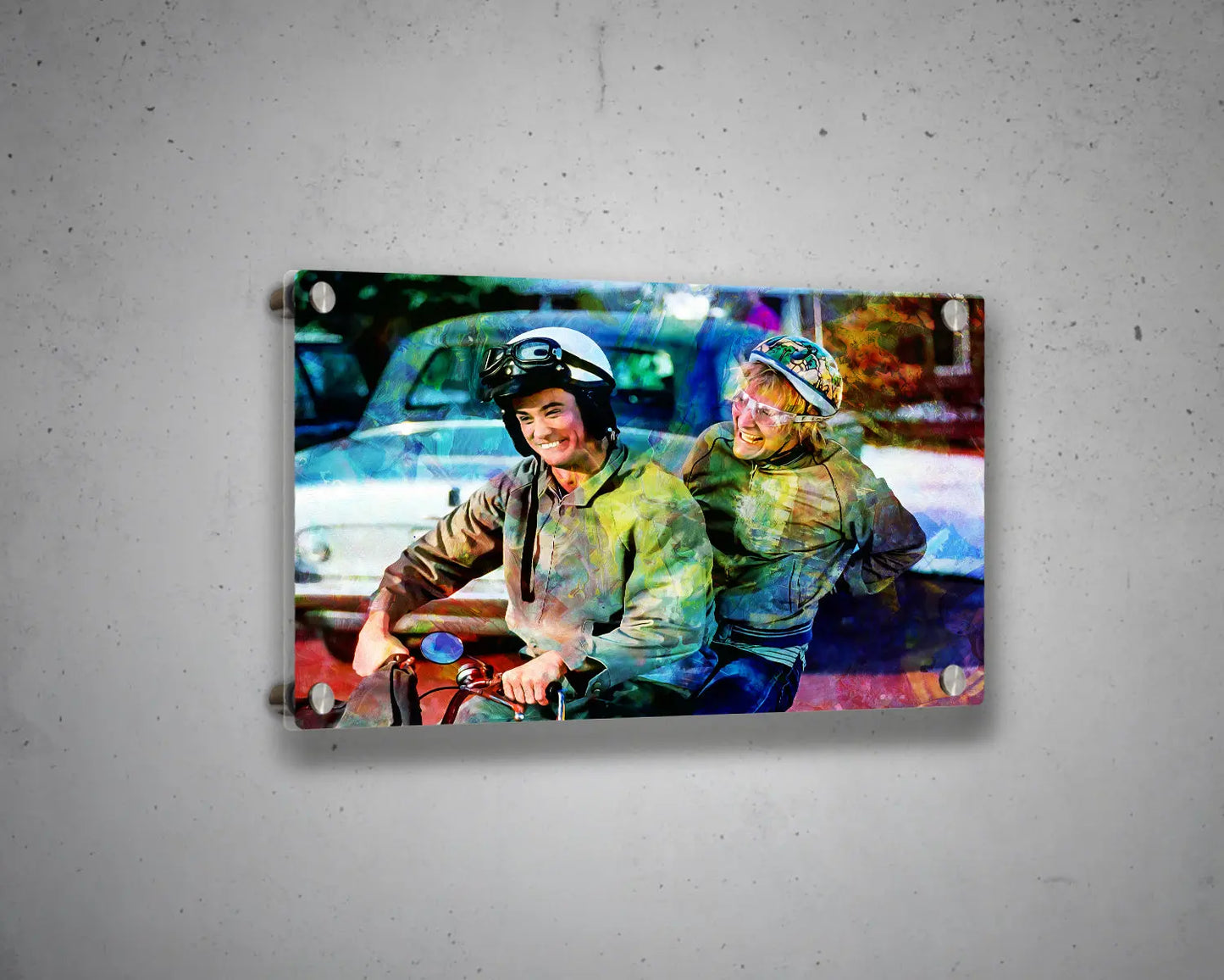 Dumb And Dumber Art Multicolour Wall Art 