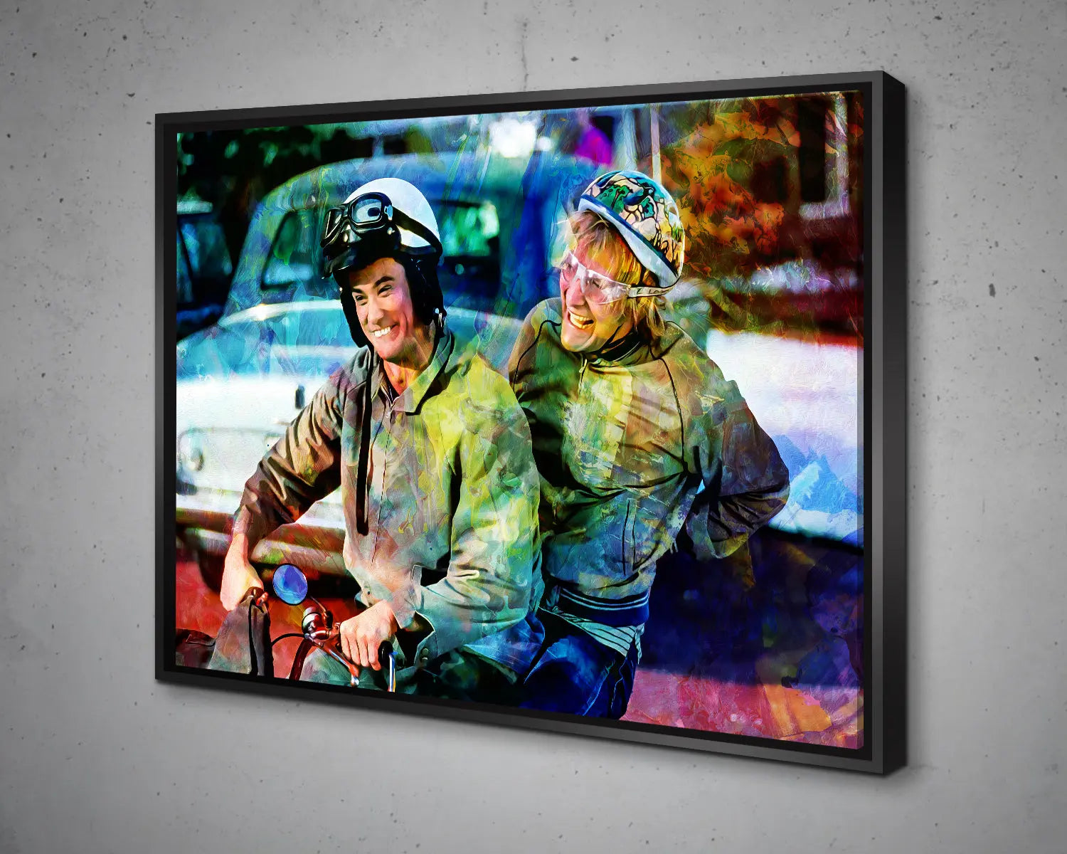Dumb And Dumber Art Multicolour Wall Art 