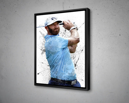 Dustin Johnson Splash Effect Canvas Art 