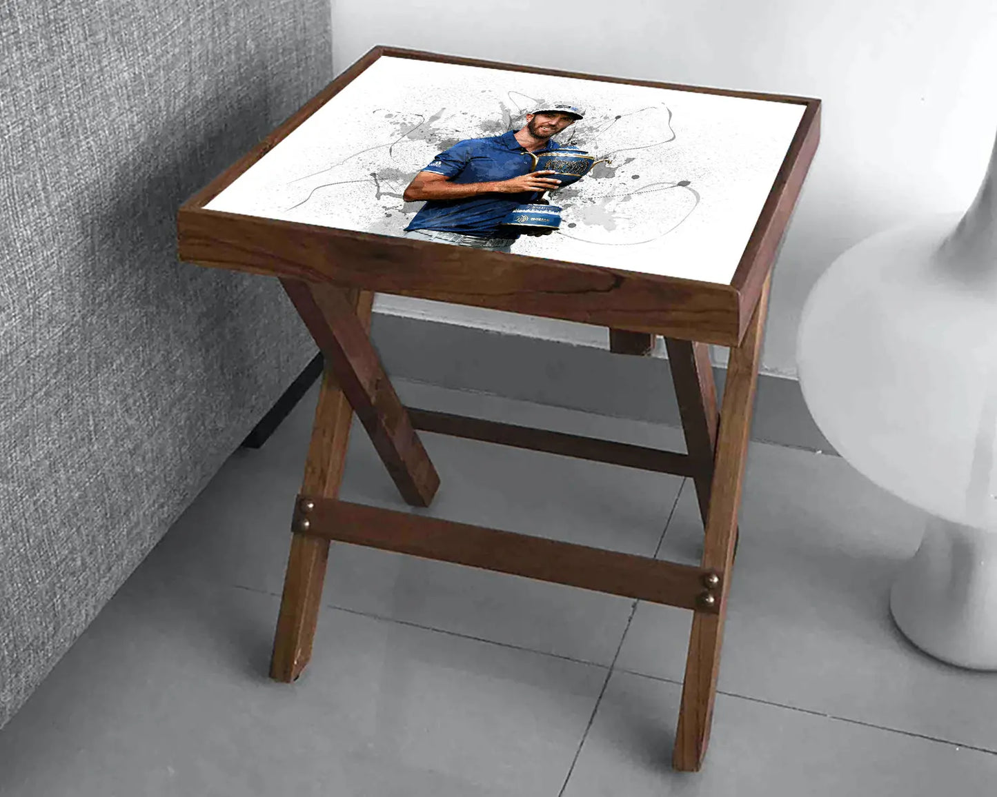 Dustin Johnson Splash Effect Coffee and Laptop Table 
