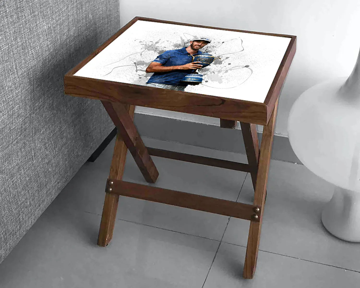 Dustin Johnson Splash Effect Coffee and Laptop Table 