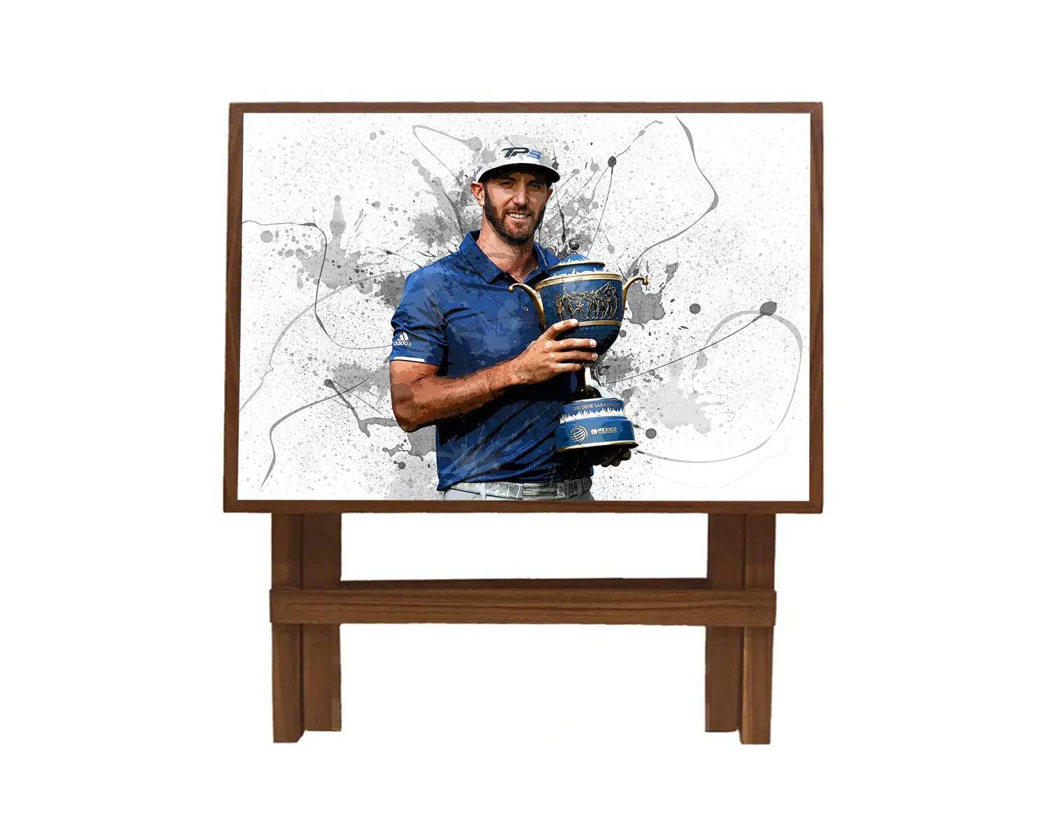 Dustin Johnson Splash Effect Coffee and Laptop Table 