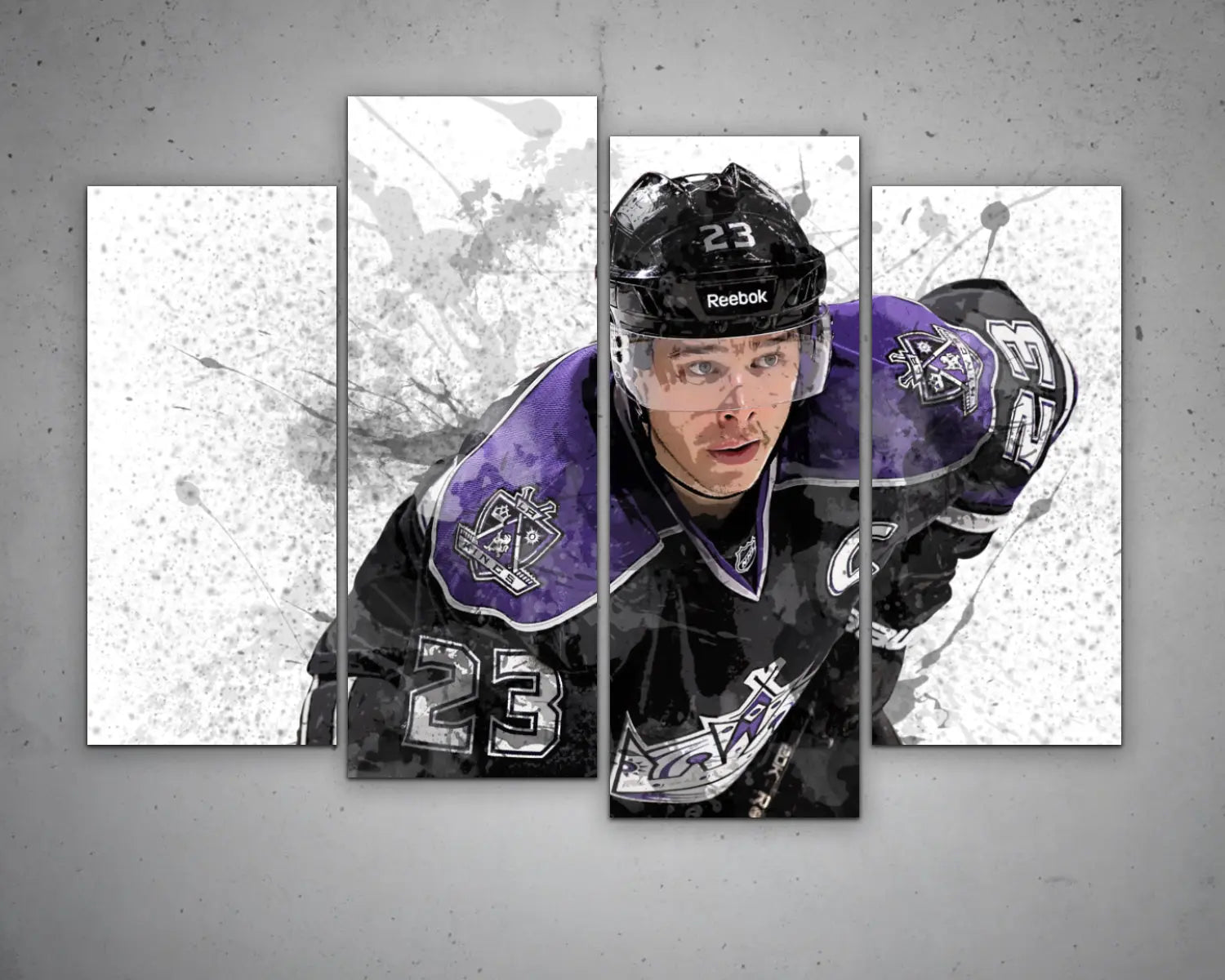 Dustin Wolf Splash Effect Canvas Art 