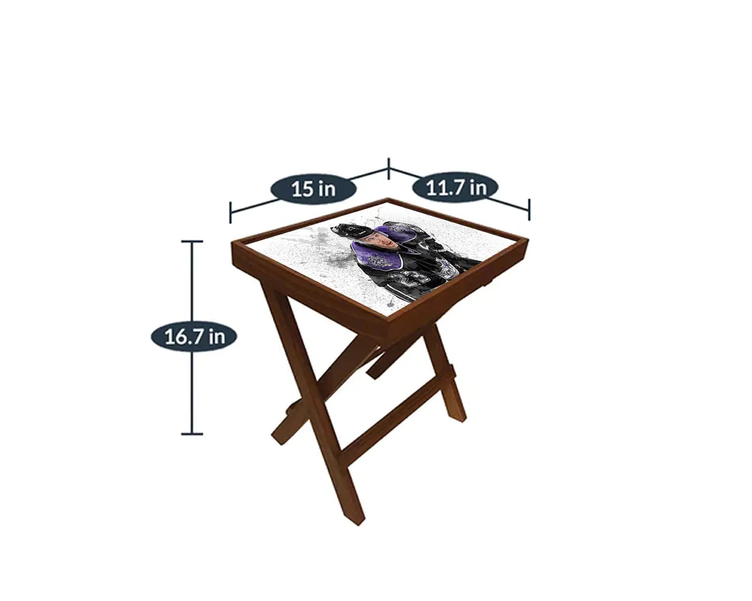 Dustin Wolf Splash Effect Coffee and Laptop Table 