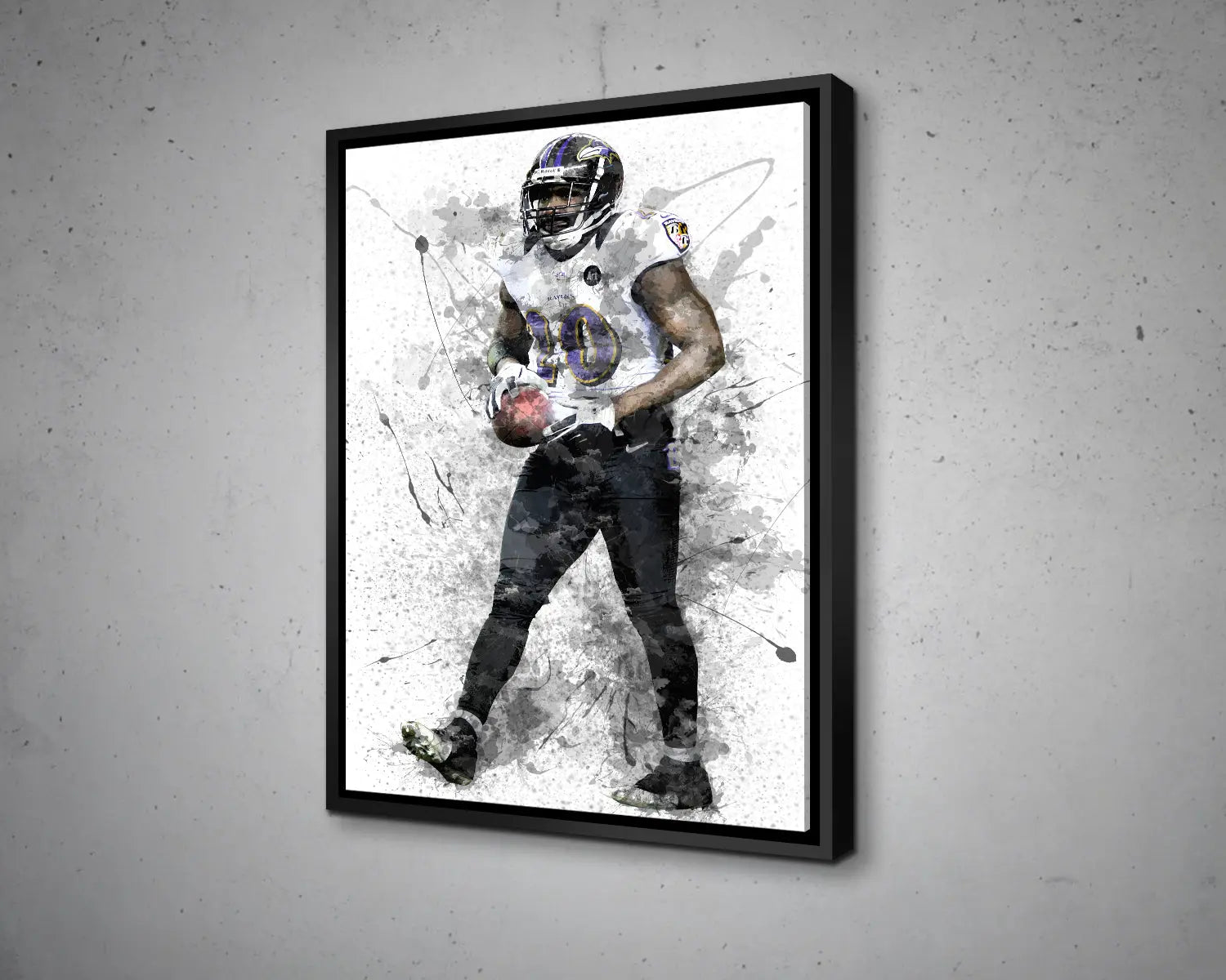 Ed Reed Canvas Wall Art 