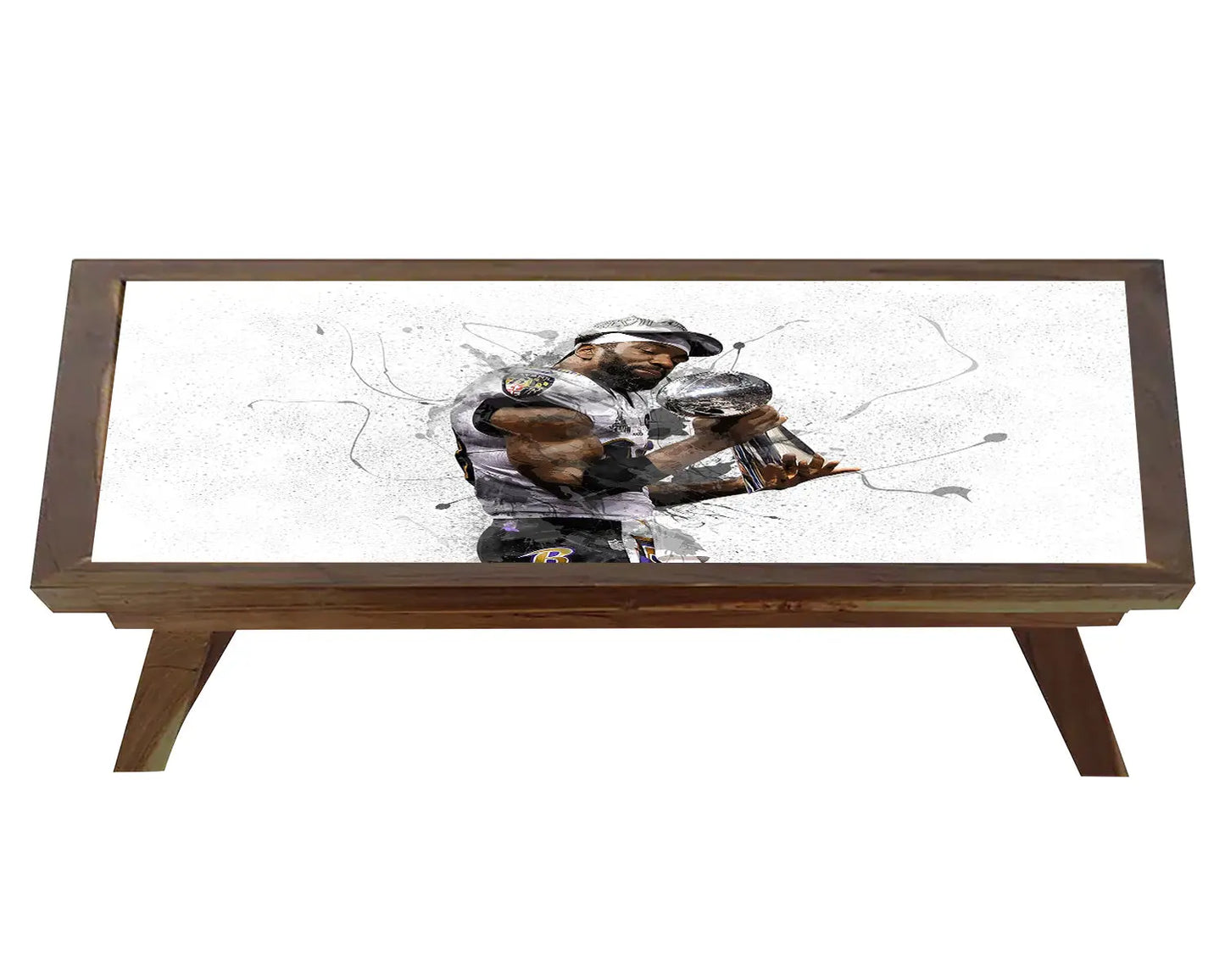 Ed Reed Splash Effect Coffee and Laptop Table 