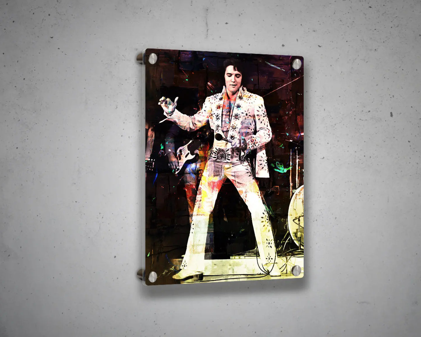 Elvis Multicolour Wall Art 