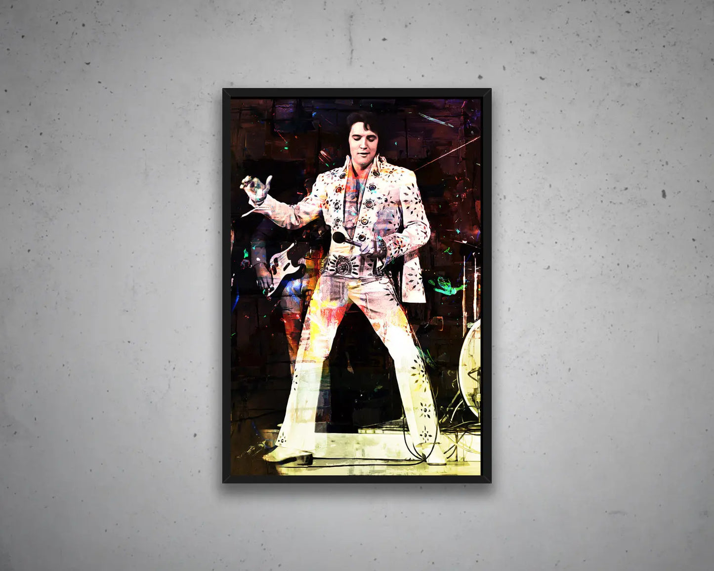 Elvis Multicolour Wall Art 