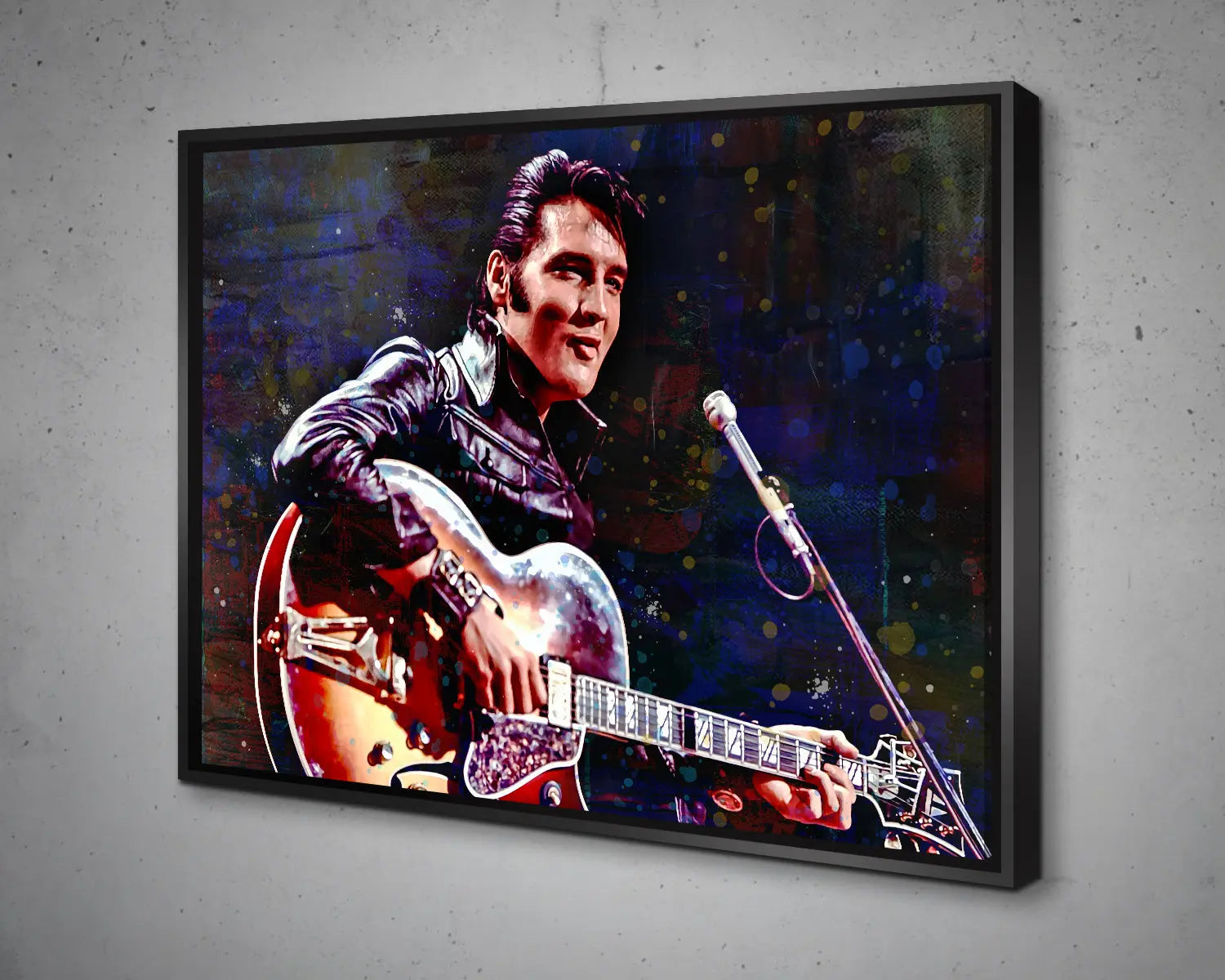 Elvis Presley Multicolour Wall Art 