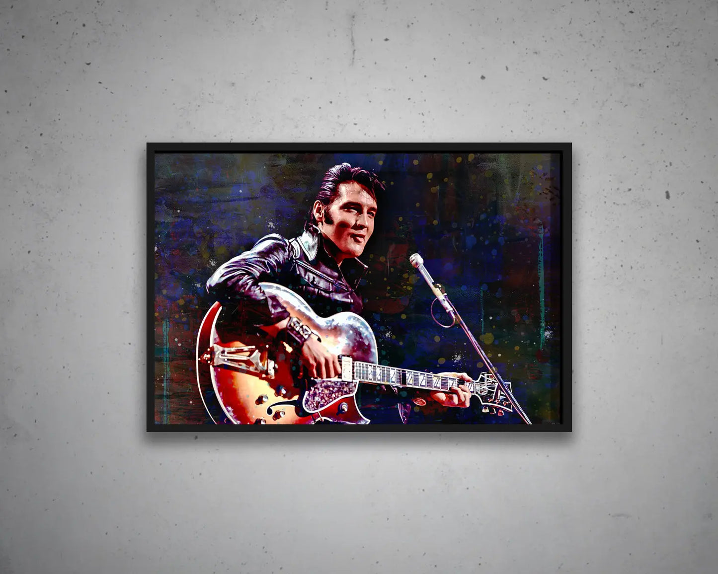 Elvis Presley Multicolour Wall Art 