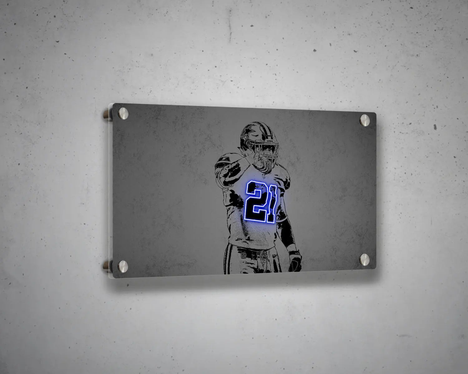 Ezekiel Elliott Canvas Wall Art 