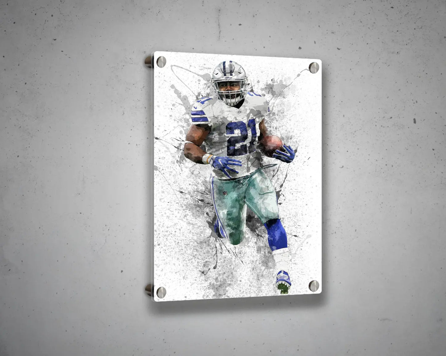 Ezekiel Elliott Canvas Wall Art 