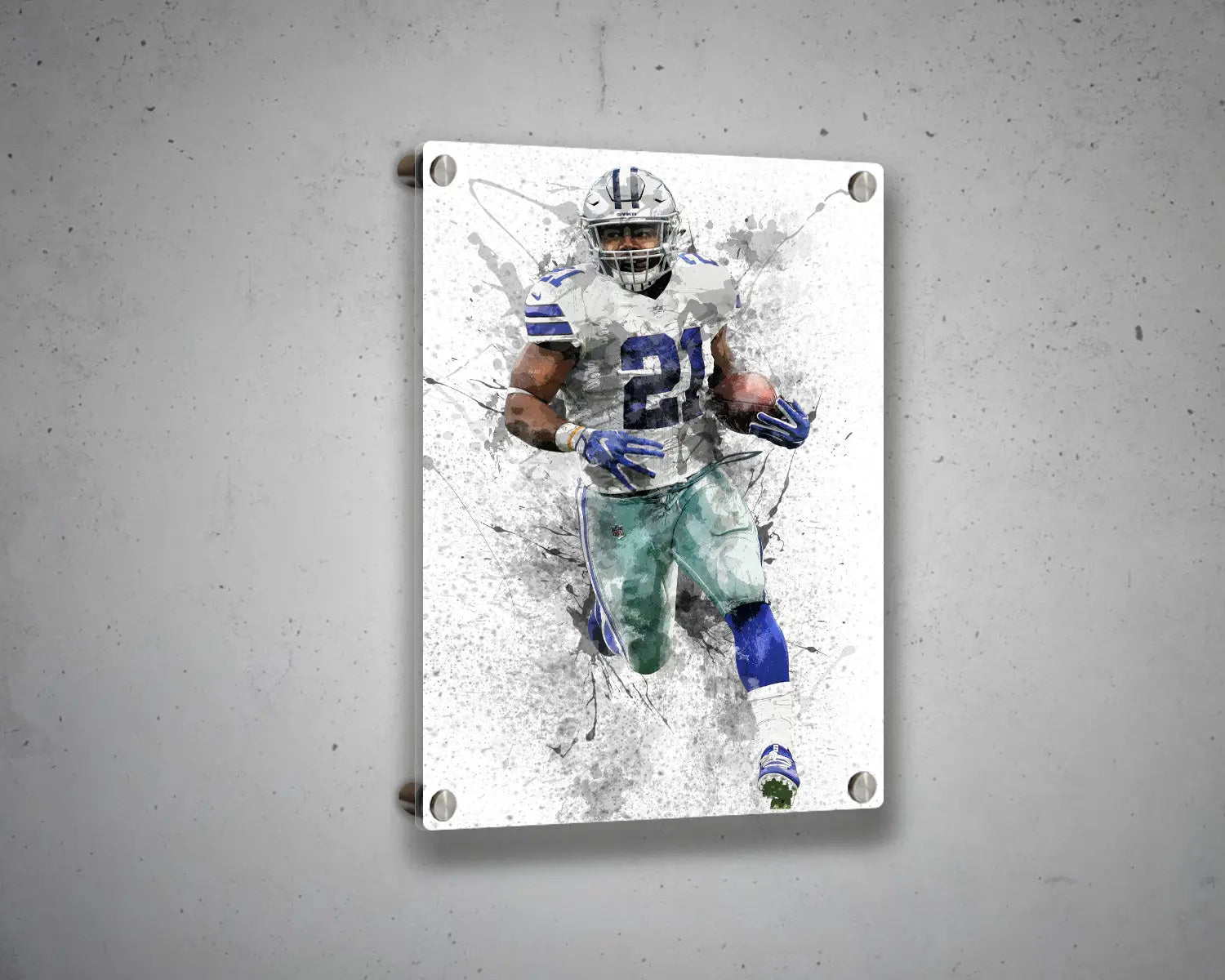 Ezekiel Elliott Canvas Wall Art 