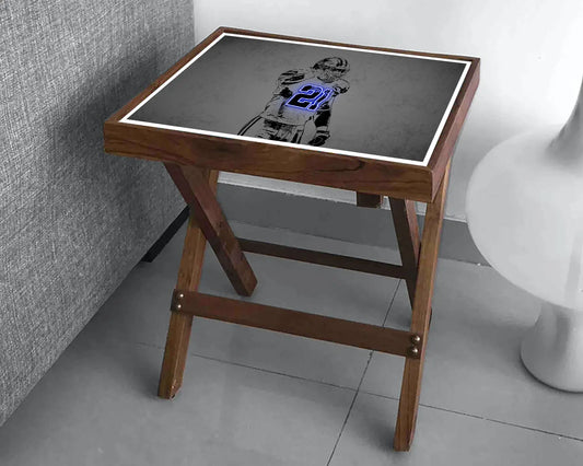 Ezekiel Elliott Neon Effect Coffee and Laptop Table 