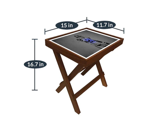 Ezekiel Elliott Neon Effect Coffee and Laptop Table 