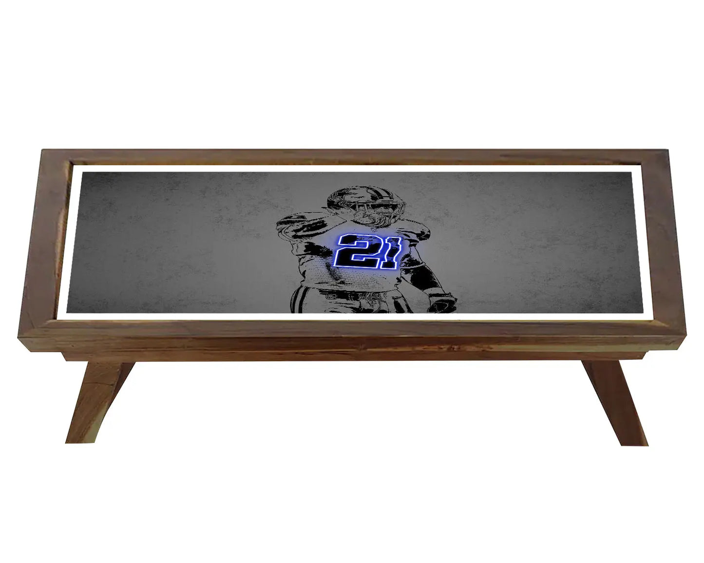 Ezekiel Elliott Neon Effect Coffee and Laptop Table 