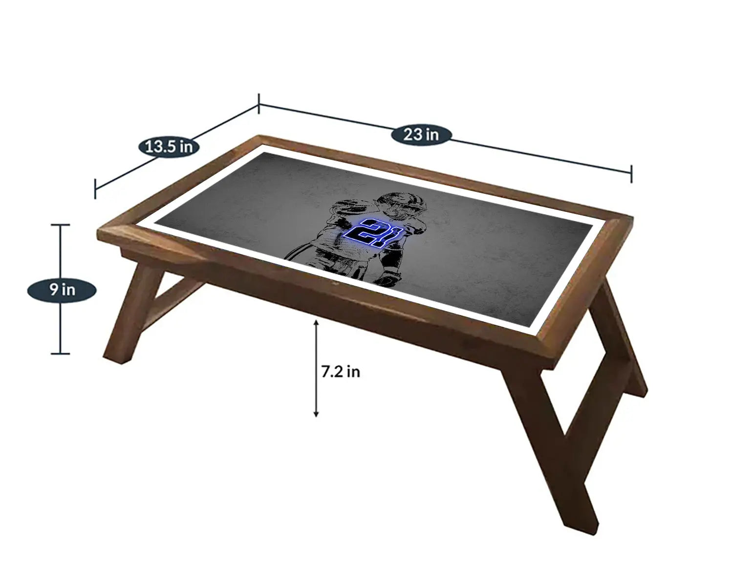 Ezekiel Elliott Neon Effect Coffee and Laptop Table 