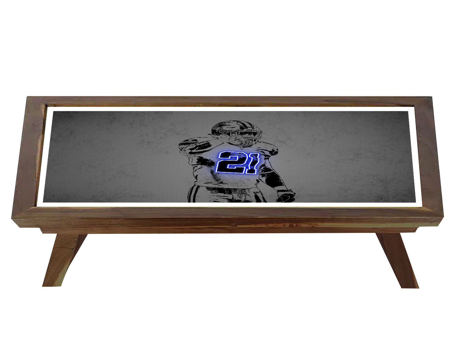 Ezekiel Elliott Neon Effect Coffee and Laptop Table 