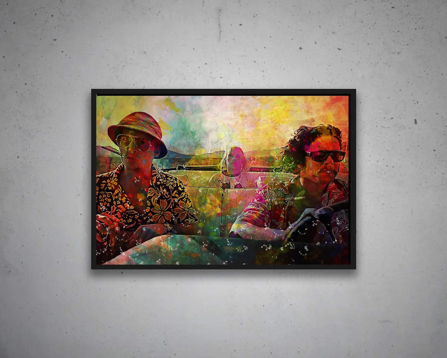 Fear and Loathing in Las Vegas Art Multicolour Wall Art 