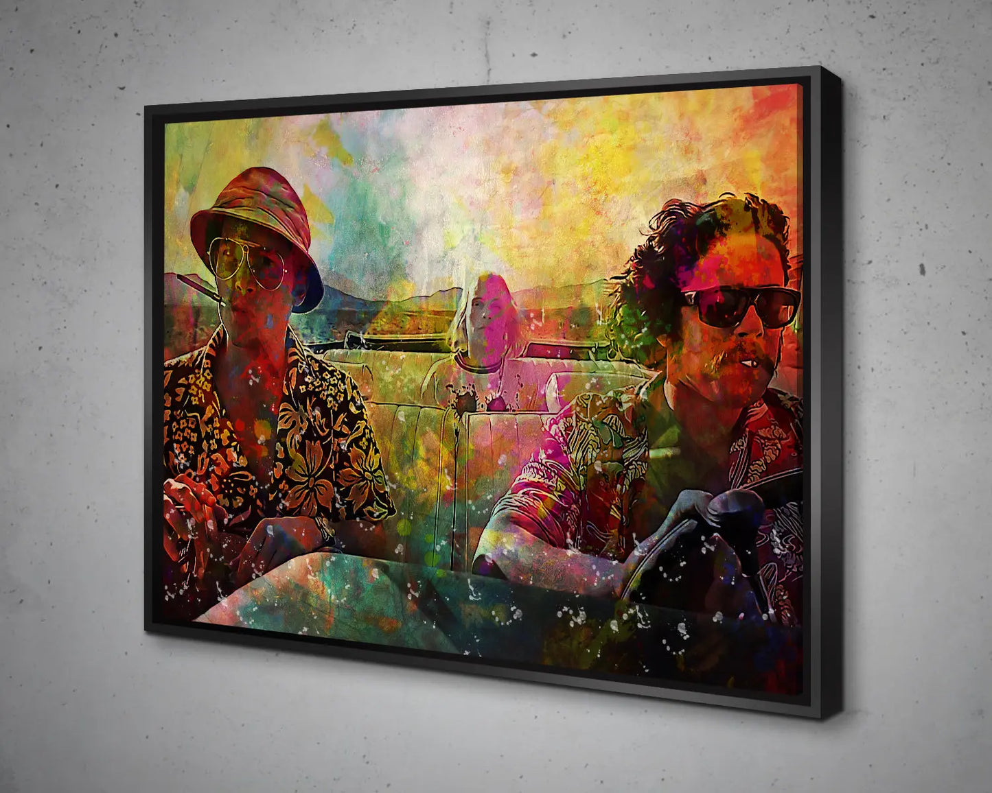 Fear and Loathing in Las Vegas Art Multicolour Wall Art 