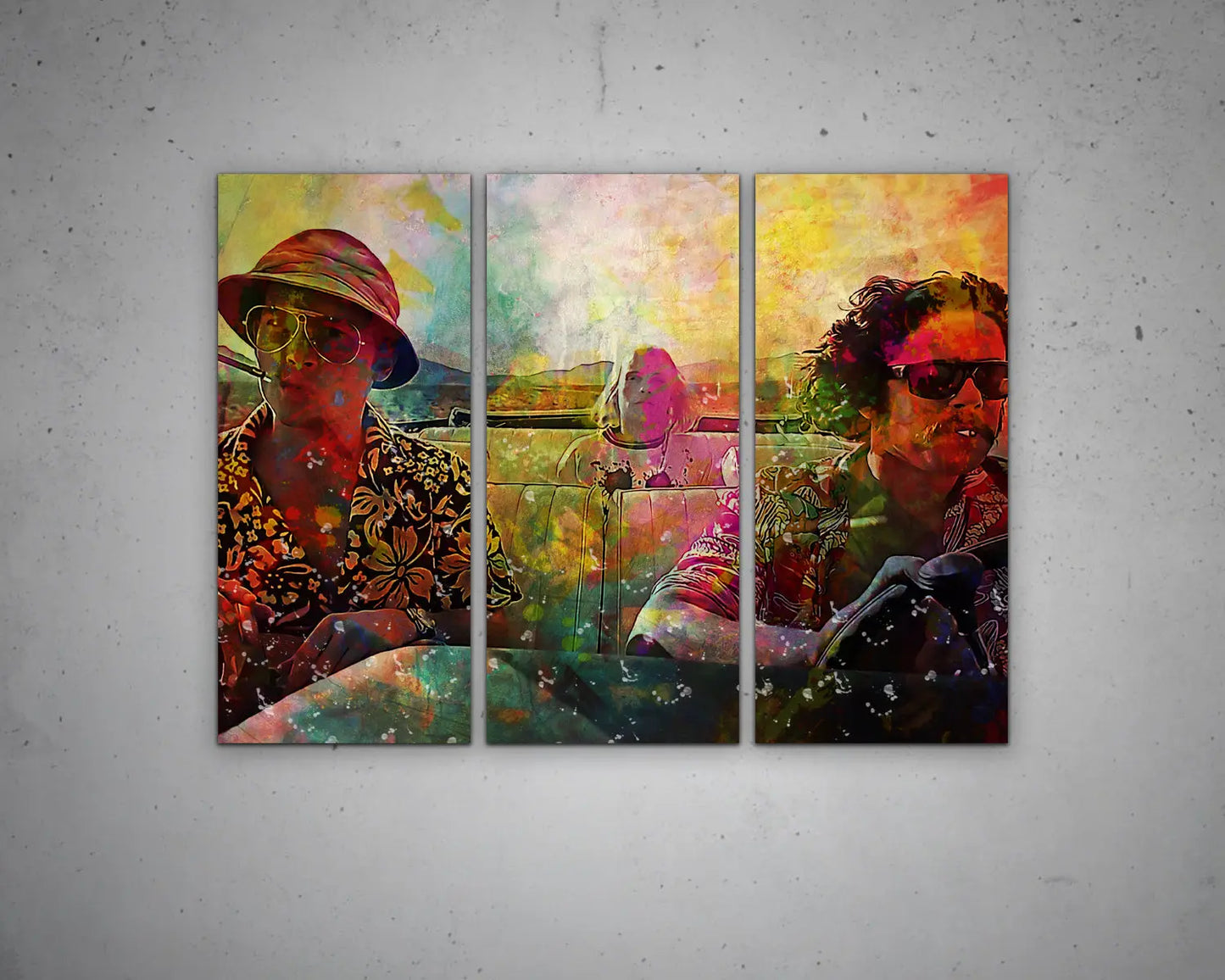 Fear and Loathing in Las Vegas Art Multicolour Wall Art 