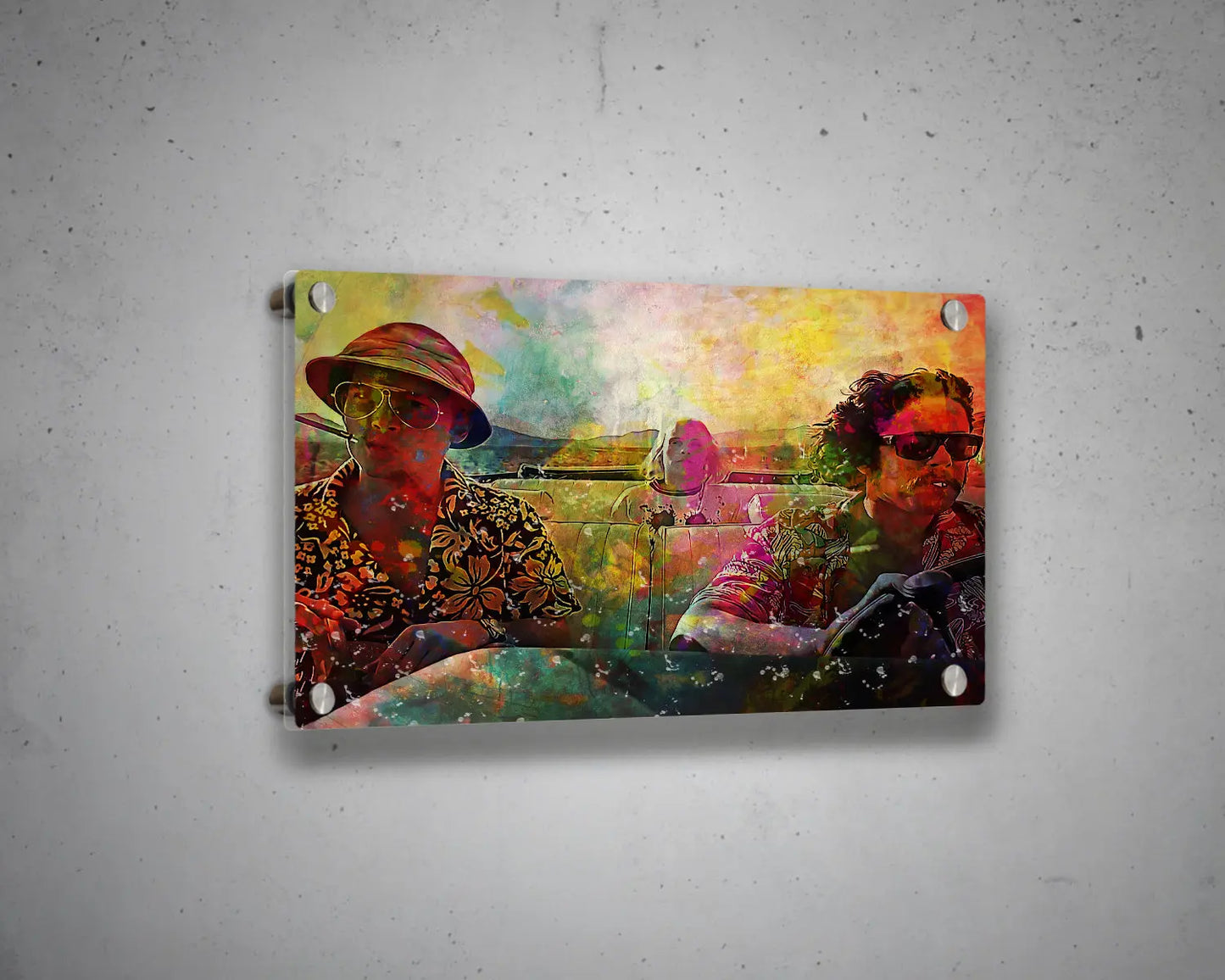 Fear and Loathing in Las Vegas Art Multicolour Wall Art 