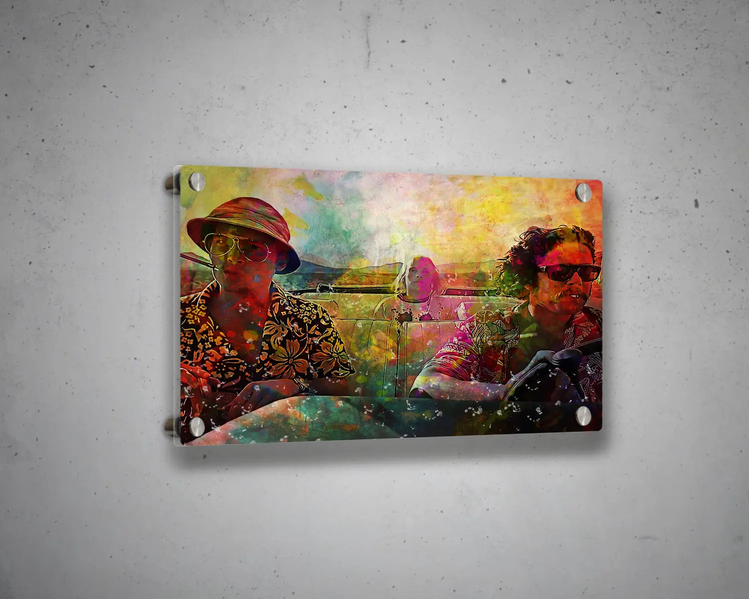 Fear and Loathing in Las Vegas Art Multicolour Wall Art 