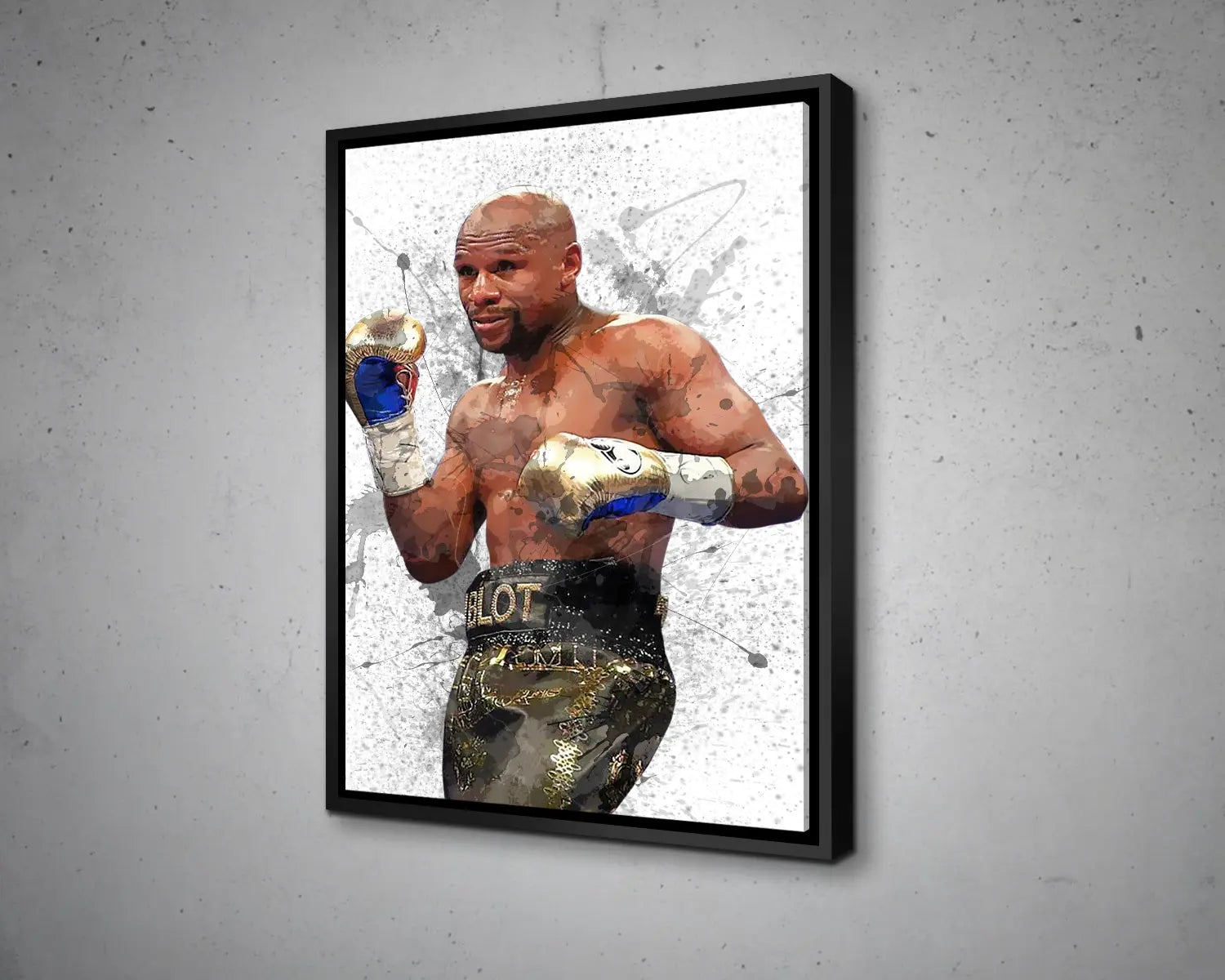 Floyd Mayweather Canvas Wall Art 