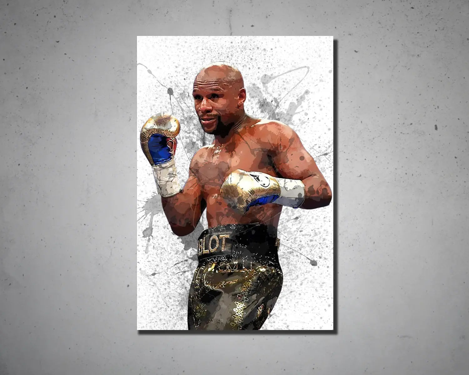 Floyd Mayweather Canvas Wall Art 