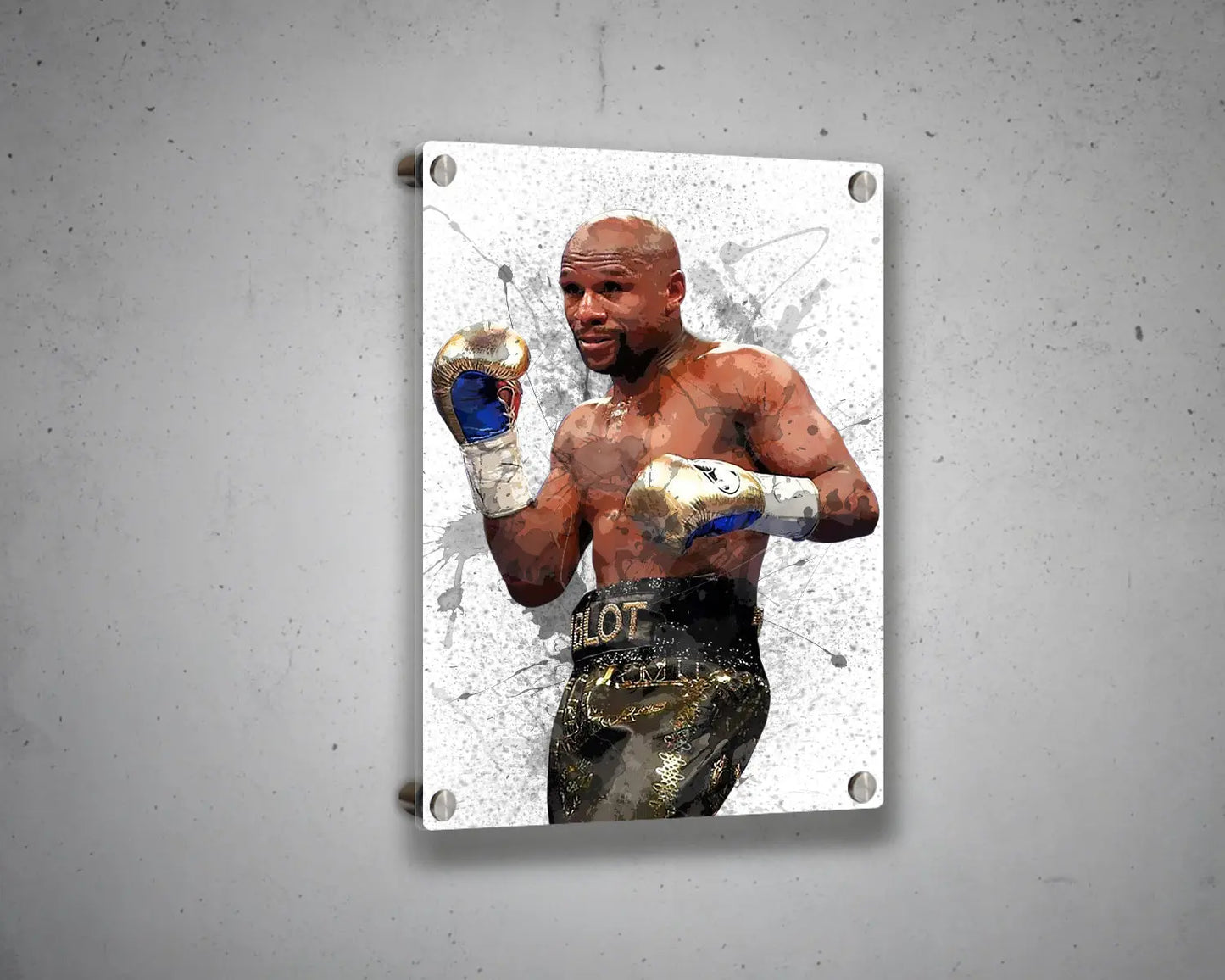 Floyd Mayweather Canvas Wall Art 