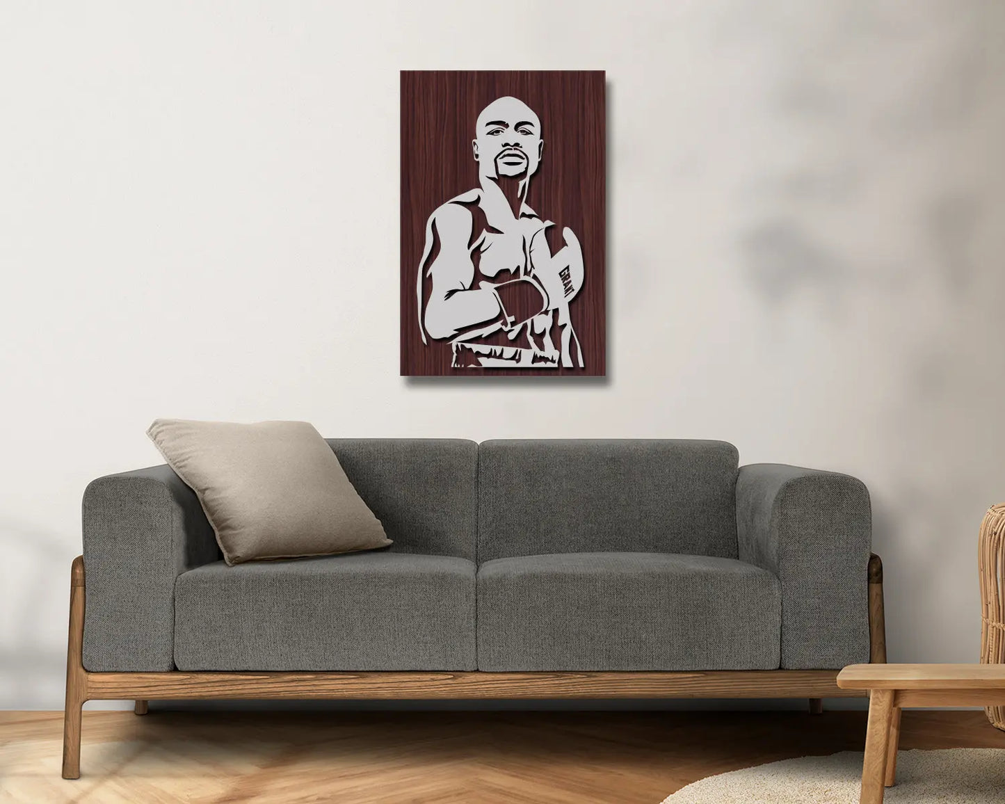 Floyd Mayweather LED Wooden Decal 
