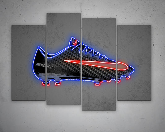 Nike Football Shoes Canvas Wall Art