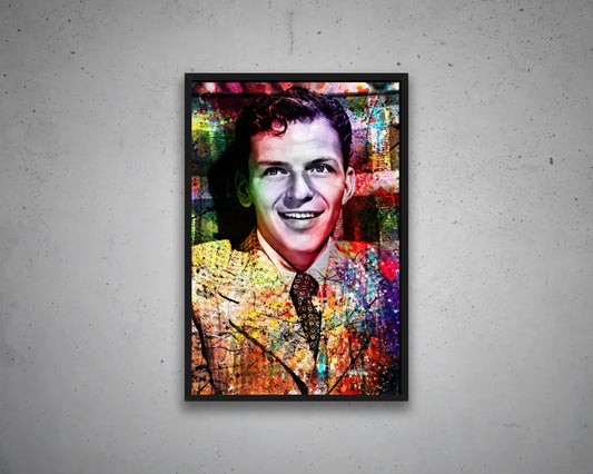 Frank Sinatra Multicolour Wall Art 