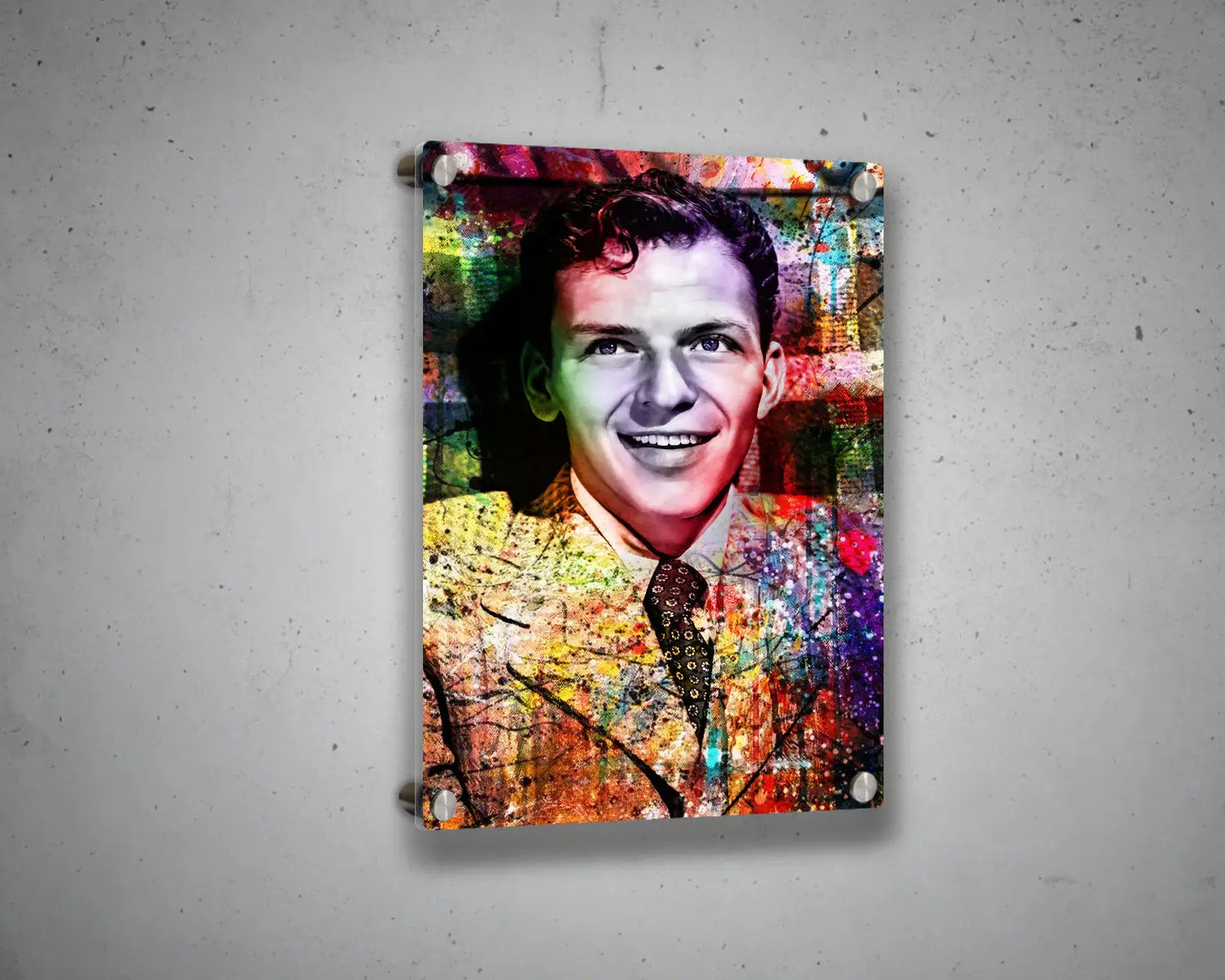 Frank Sinatra Multicolour Wall Art 
