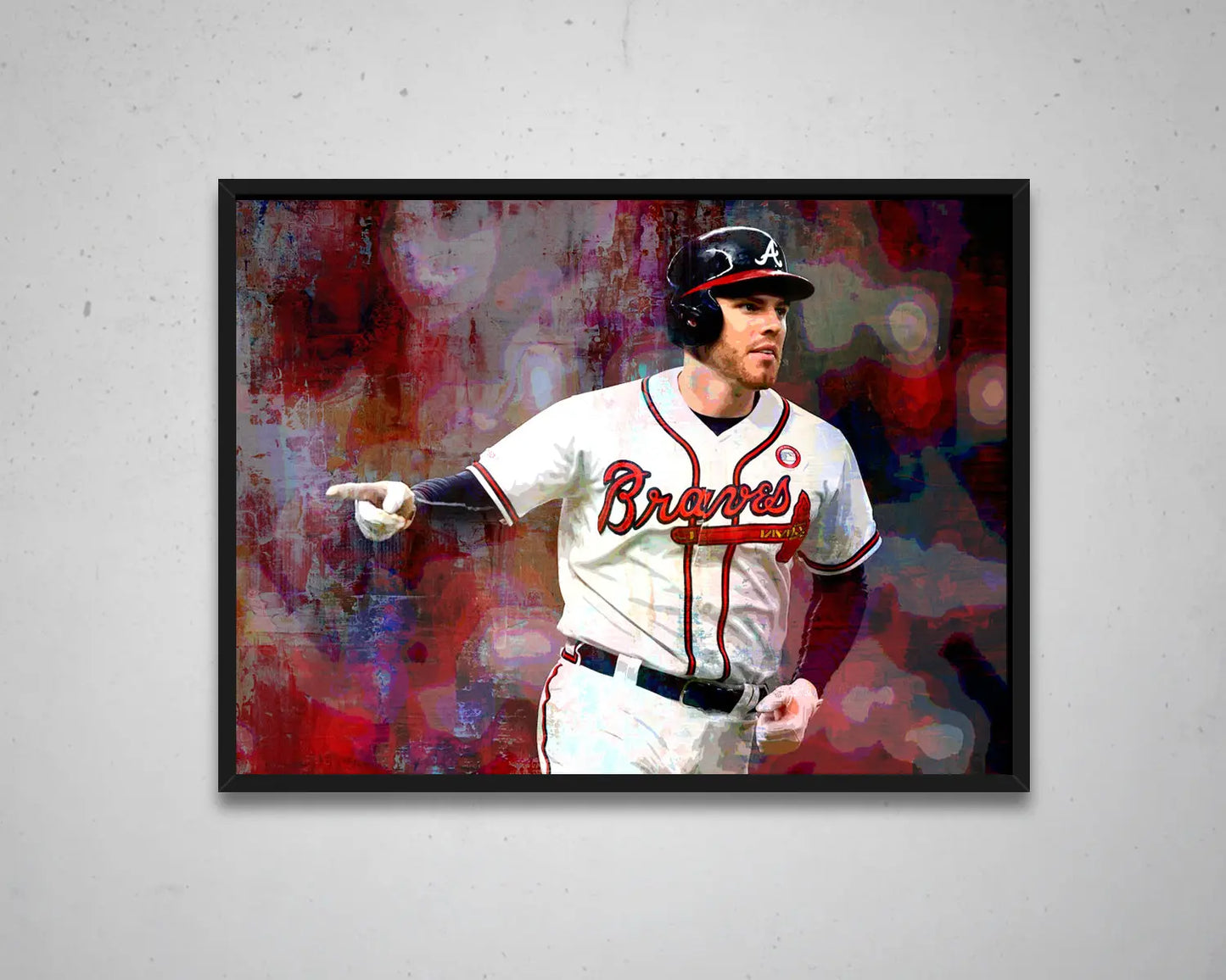 Freddie Freeman Multicolour Wall Art 