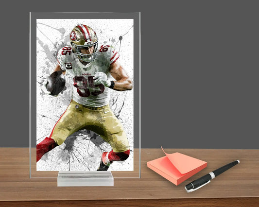 George Kittle Splash Effect Acrylic Table Top 