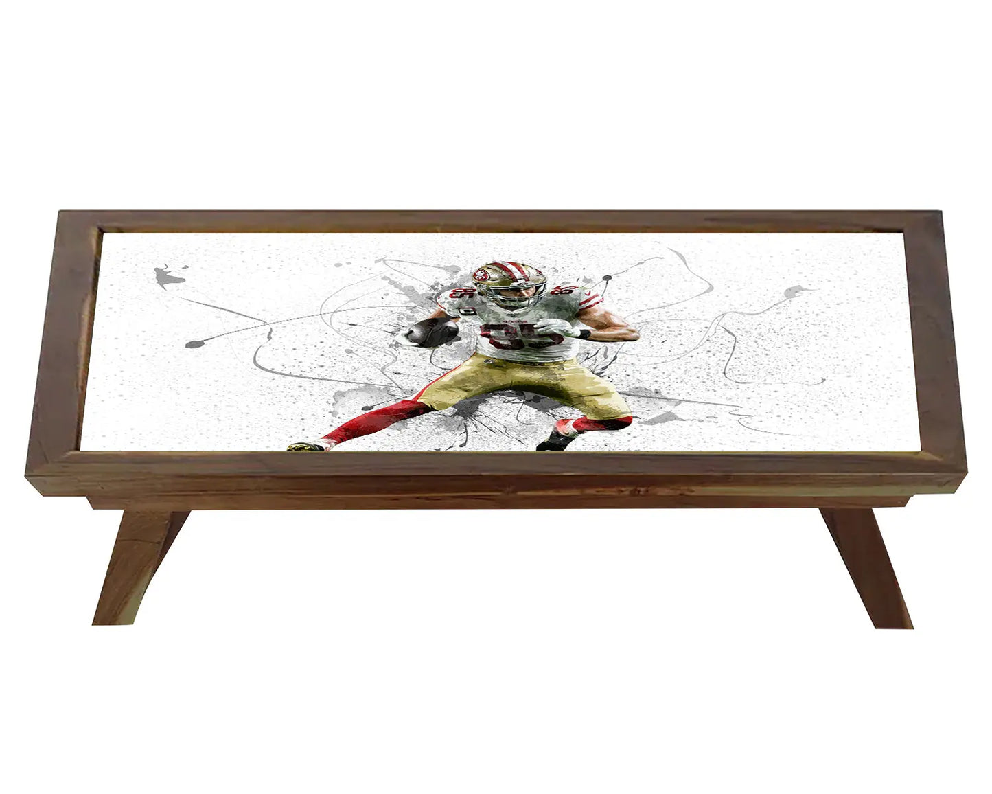 George Kittle Splash Effect Coffee and Laptop Table 