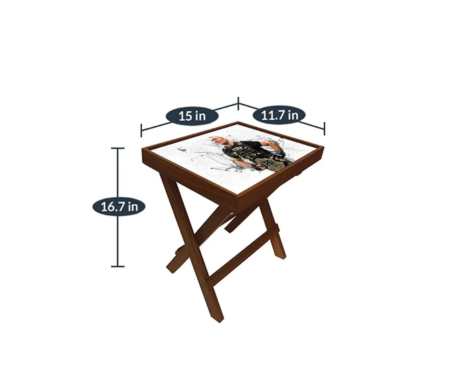 Georges St-Pierre Splash Effect Coffee and Laptop Table 