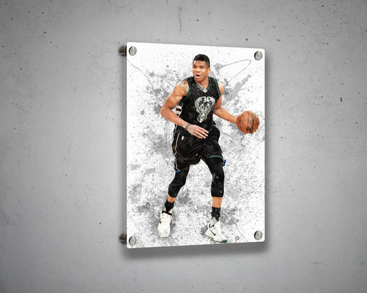 Giannis Antetokounmpo Canvas Wall Art