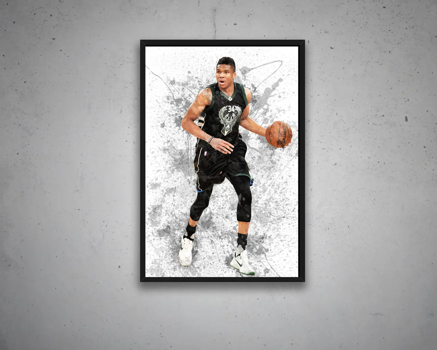 Giannis Antetokounmpo Canvas Wall Art 