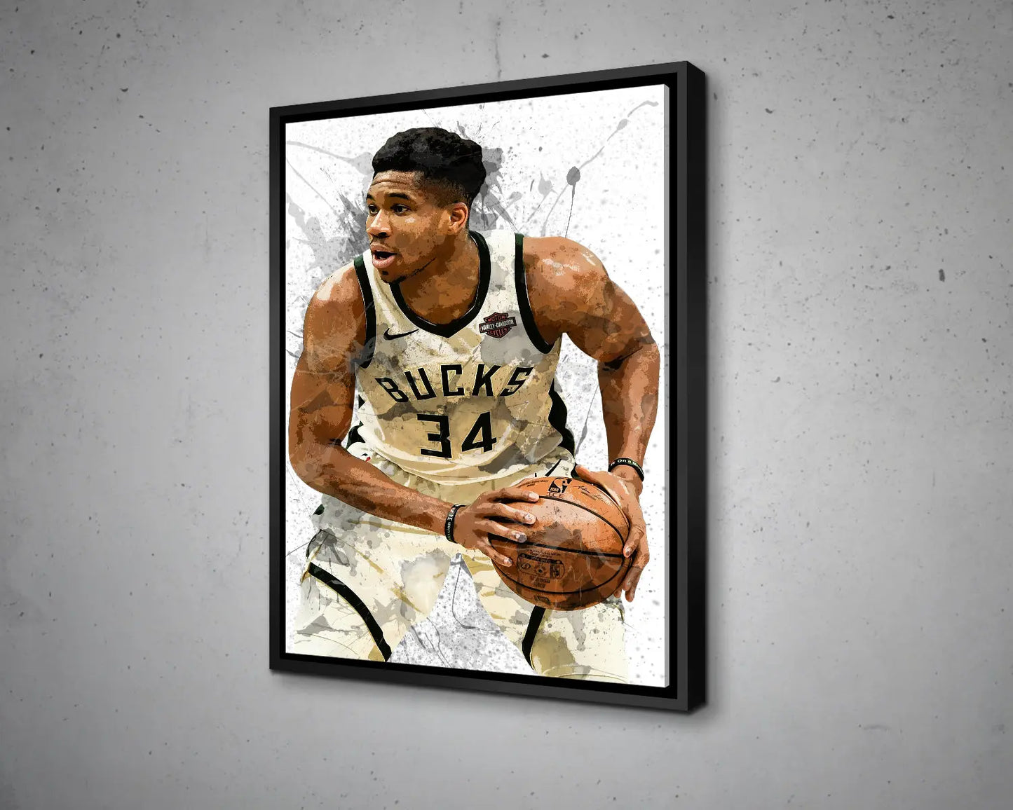 Giannis Antetokounmpo Canvas Wall Art 