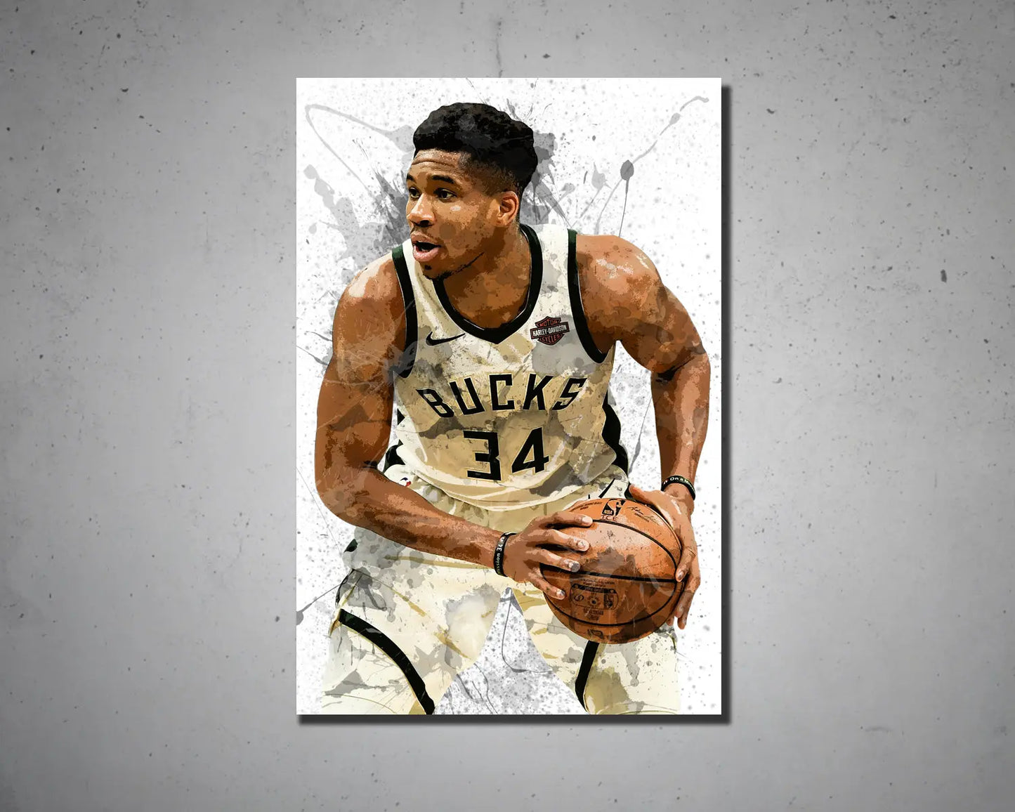 Giannis Antetokounmpo Canvas Wall Art 