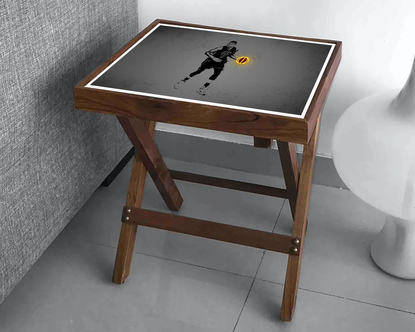 Giannis Antetokounmpo Neon Effect Coffee and Laptop Table 