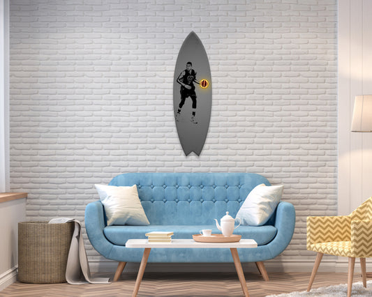 Giannis Antetokounmpo Acrylic Surfboard Wall Art 